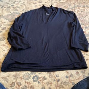 NWOT Navy Top